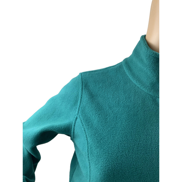 Cabela's Women's Fleece Jacket Teal Long Sleeve Zip Closure Size SP Gorpcore - Picture 4 of 13